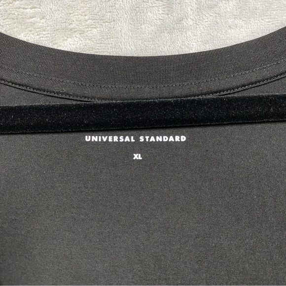 Universal Standard Tesino Washed Jersey Dress Size XL (26-28) Black - Picture 8 of 8